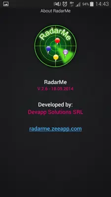 RadarMe android App screenshot 0